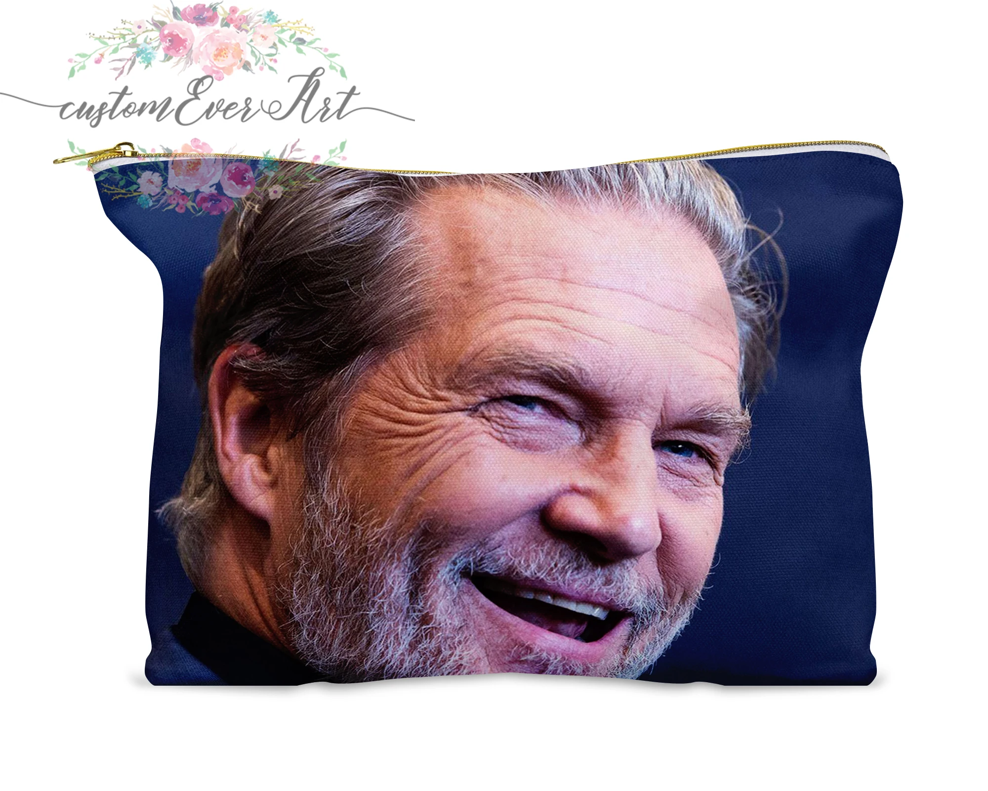 Jeff Bridges cosmetic bag personalized small makeup bag funny makeup organizer toiletry bag zipper pouch
Jeff Bridges cosmetic bag personalized small makeup bag funny makeup organizer toiletry bag zipper pouch
