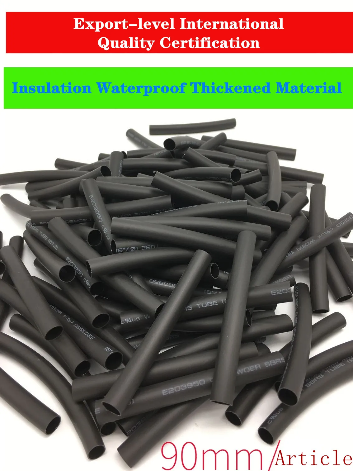 100 шт. x 90 мм 3-кратная термоусадочная Изоляционная трубка электрическая Водонепроницаемая трубка герметичная огнезащитная трубка
100 шт. x 90 мм 3-кратная термоусадочная Изоляционная трубка электрическая Водонепроницаемая трубка герметичная огнезащитная трубка