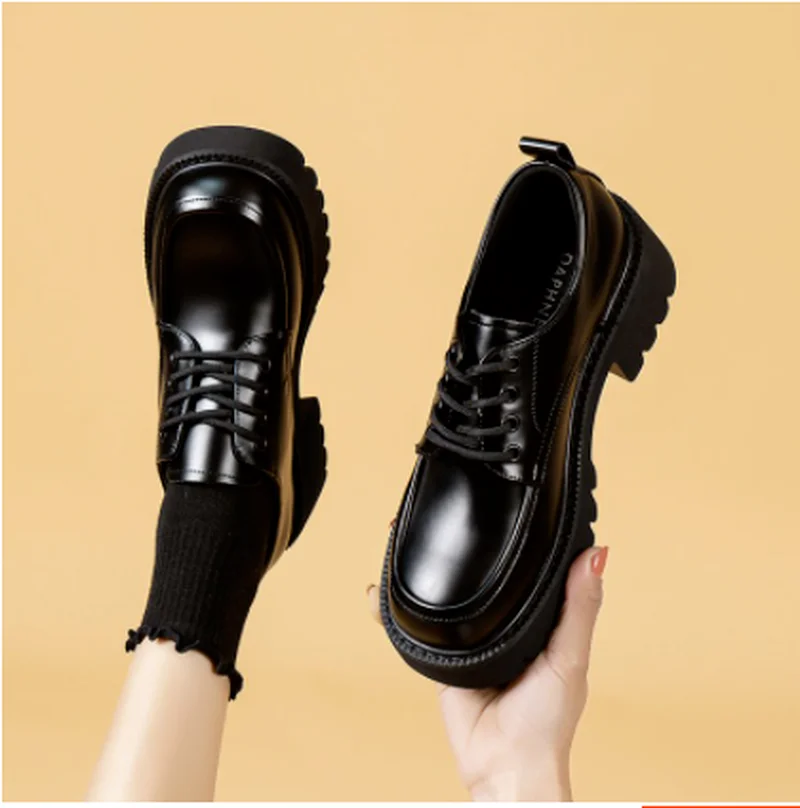 Women's Casual Shoes Spring and Autumn New Solid Color Lace-up Platform Women's Shoes Comfortable Outdoor Walking Shoes 2021
Women's Casual Shoes Spring and Autumn New Solid Color Lace-up Platform Women's Shoes Comfortable Outdoor Walking Shoes 2021