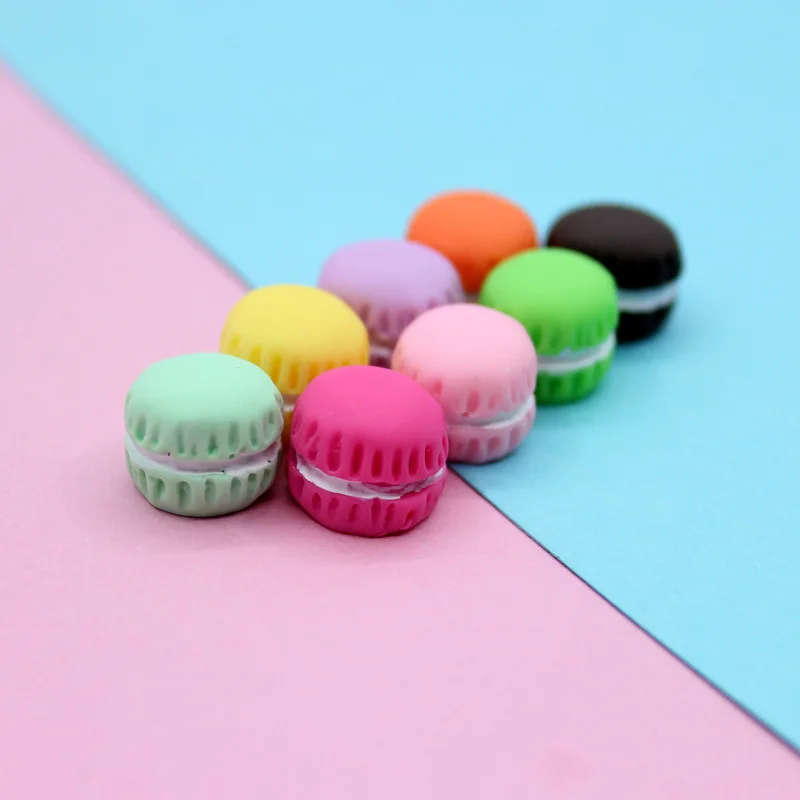 8pcs 15*11mm 3D Mini Dessert Macarons Resin Charms Pendants Colorful Hamburger For DIY Earring Finding Jewelry Hair Accessories
8pcs 15*11mm 3D Mini Dessert Macarons Resin Charms Pendants Colorful Hamburger For DIY Earring Finding Jewelry Hair Accessories