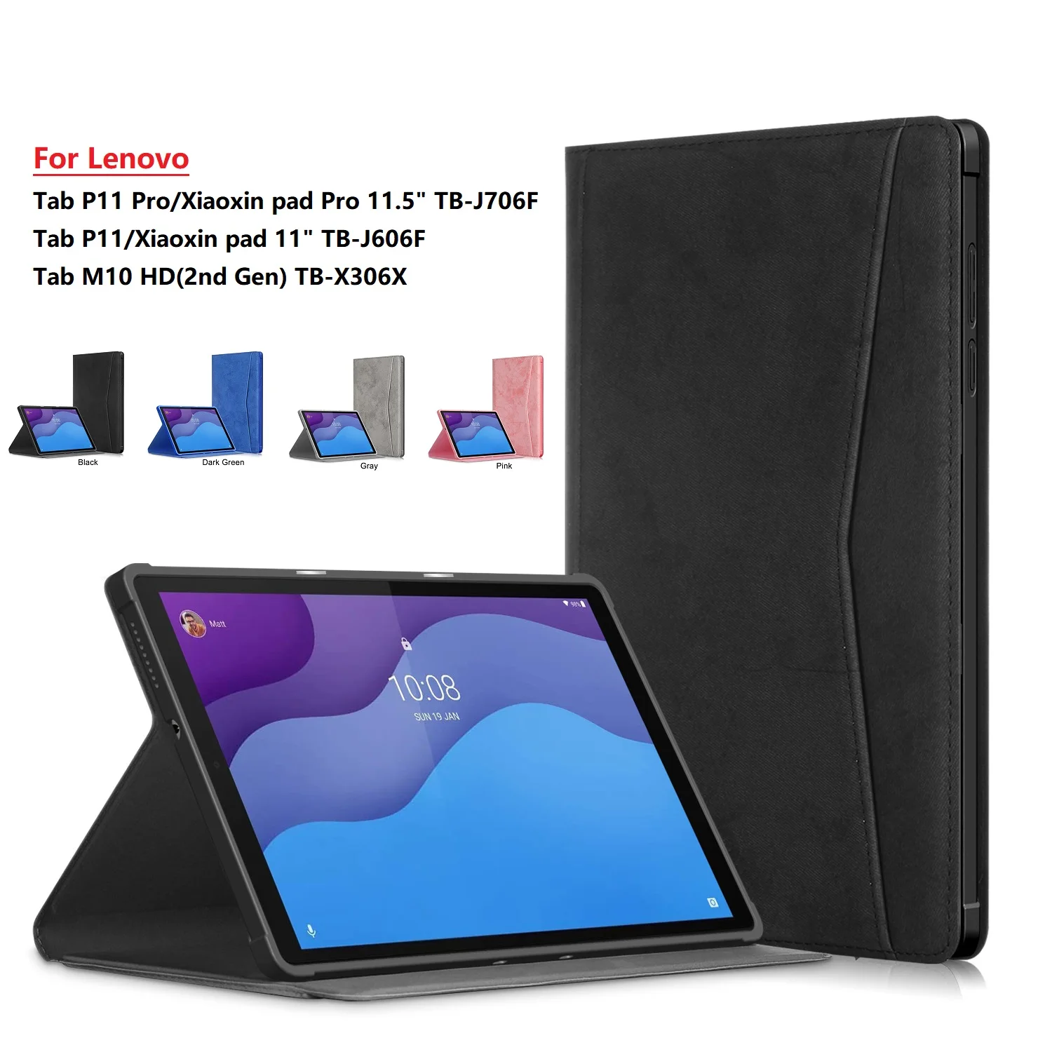 For Lenovo Tab P11 TB-J606F case Magnetic Tablet Cover For Lenovo Tab P11 Pro 11.5 J706F Soft pu Leather Smart For M10 TB-X306X
For Lenovo Tab P11 TB-J606F case Magnetic Tablet Cover For Lenovo Tab P11 Pro 11.5 J706F Soft pu Leather Smart For M10 TB-X306X