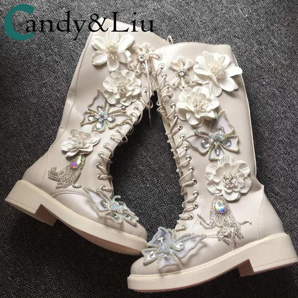 New water drill su-boots butterfly flower Martin boots high-barrel fairy boots socks boots
New water drill su-boots butterfly flower Martin boots high-barrel fairy boots socks boots