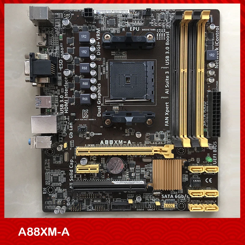 Оригинальная настольная игровая материнская плата для ASUS A88XM-A AMD FM2/FM2 + DDR3 64 Гб PCI-E3.0 SATA3 USB3.0, полностью протестирована
Оригинальная настольная игровая материнская плата для ASUS A88XM-A AMD FM2/FM2 + DDR3 64 Гб PCI-E3.0 SATA3 USB3.0, полностью протестирована