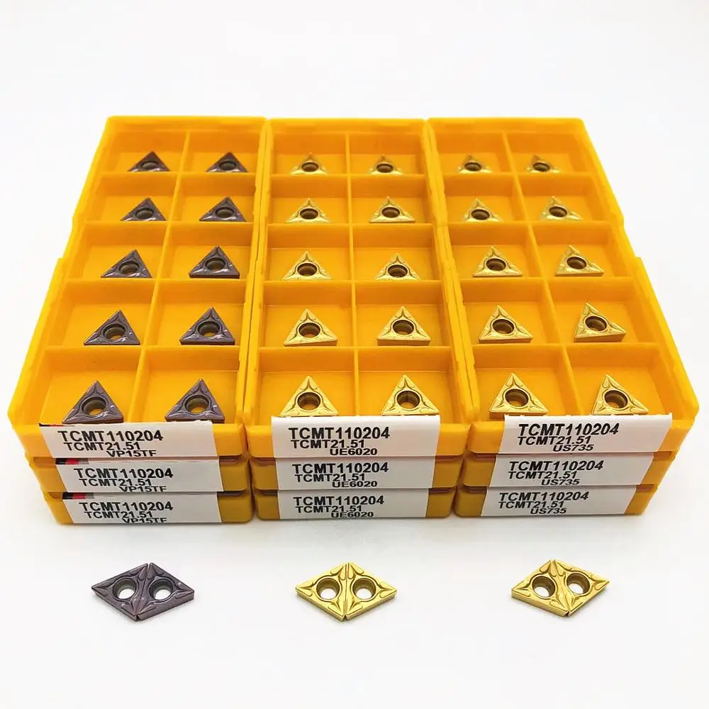 TCMT110204 VP15TF UE6020 US735 New high-quality carbide milling cutter CNC machine tool TCMT lathe cutting tool TCMT 110204
TCMT110204 VP15TF UE6020 US735 New high-quality carbide milling cutter CNC machine tool TCMT lathe cutting tool TCMT 110204