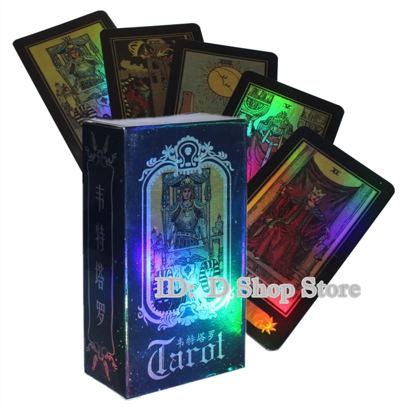 

Phantom Tarot карты oracle карты Таро палуба английский чтение Fate настольная игра карточная игра D магазин 78 шт (110*60 мм)