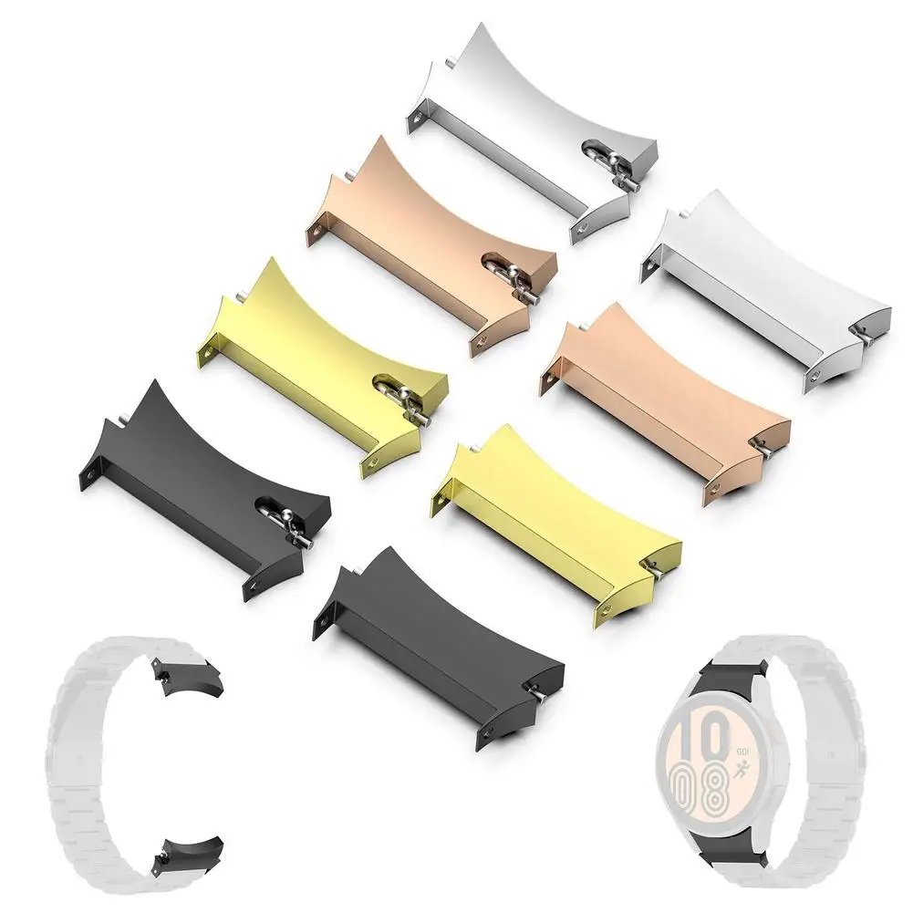 2pcs 20mm Stainless Steel Connectors for Samsung Galaxy Watch4/Watch4 Classic Band Strap Adapter Watch Accessories
2pcs 20mm Stainless Steel Connectors for Samsung Galaxy Watch4/Watch4 Classic Band Strap Adapter Watch Accessories