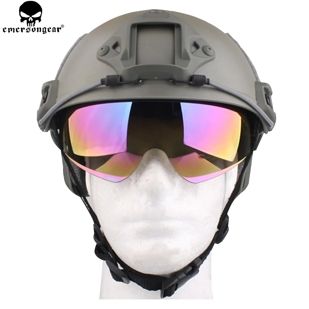 EMERSONGEAR Fast Helmets Protective Goggle Helmet Accessories Replacement Goggle Hiking Eyewear Glasses EM8817
EMERSONGEAR Fast Helmets Protective Goggle Helmet Accessories Replacement Goggle Hiking Eyewear Glasses EM8817