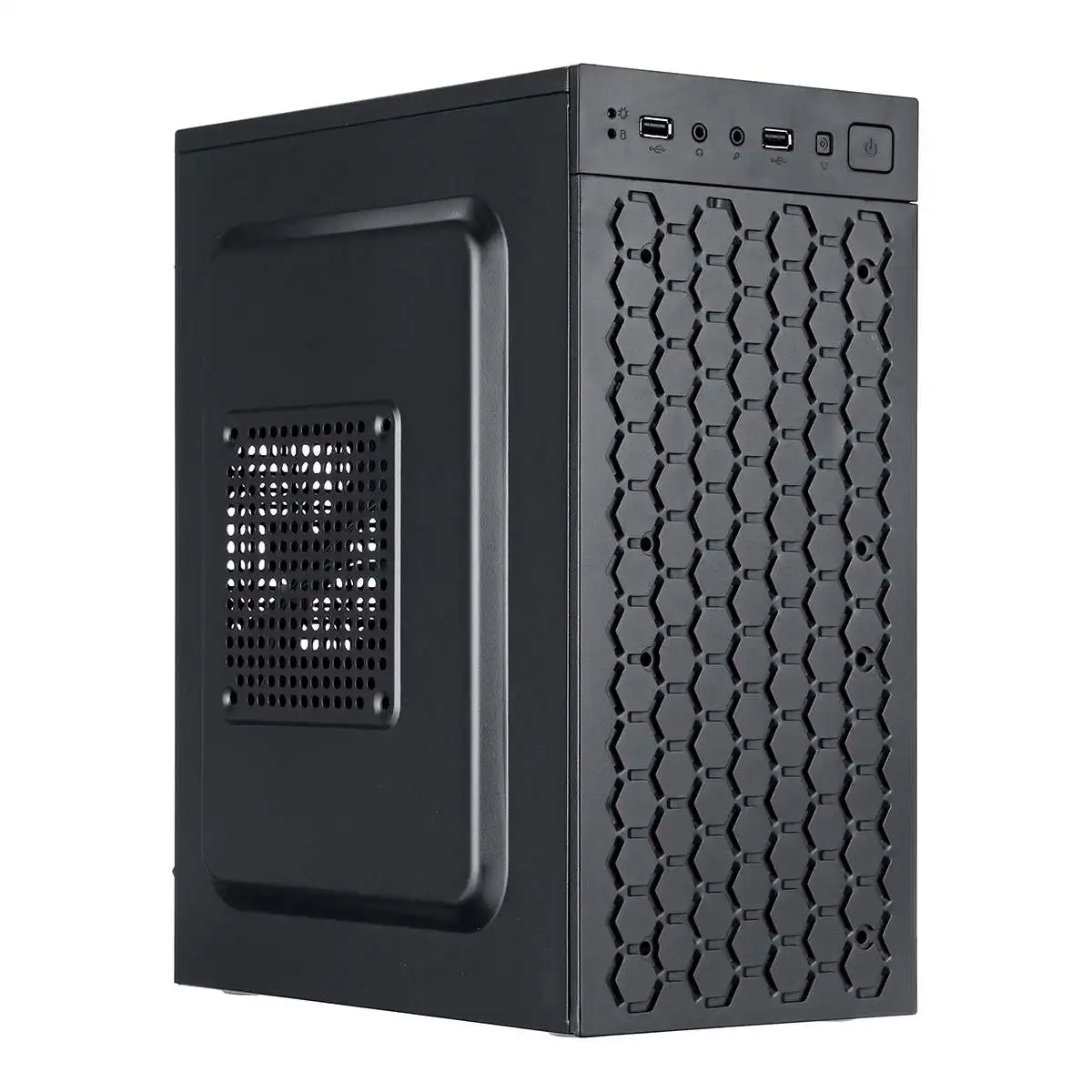 New Computer Chassis Mini PC Case USB2.0 Chassis Support 3.5HHD 2.5SSDS CPU Radiator Compatible with Micro/ ITX Motherboard
New Computer Chassis Mini PC Case USB2.0 Chassis Support 3.5HHD 2.5SSDS CPU Radiator Compatible with Micro/ ITX Motherboard