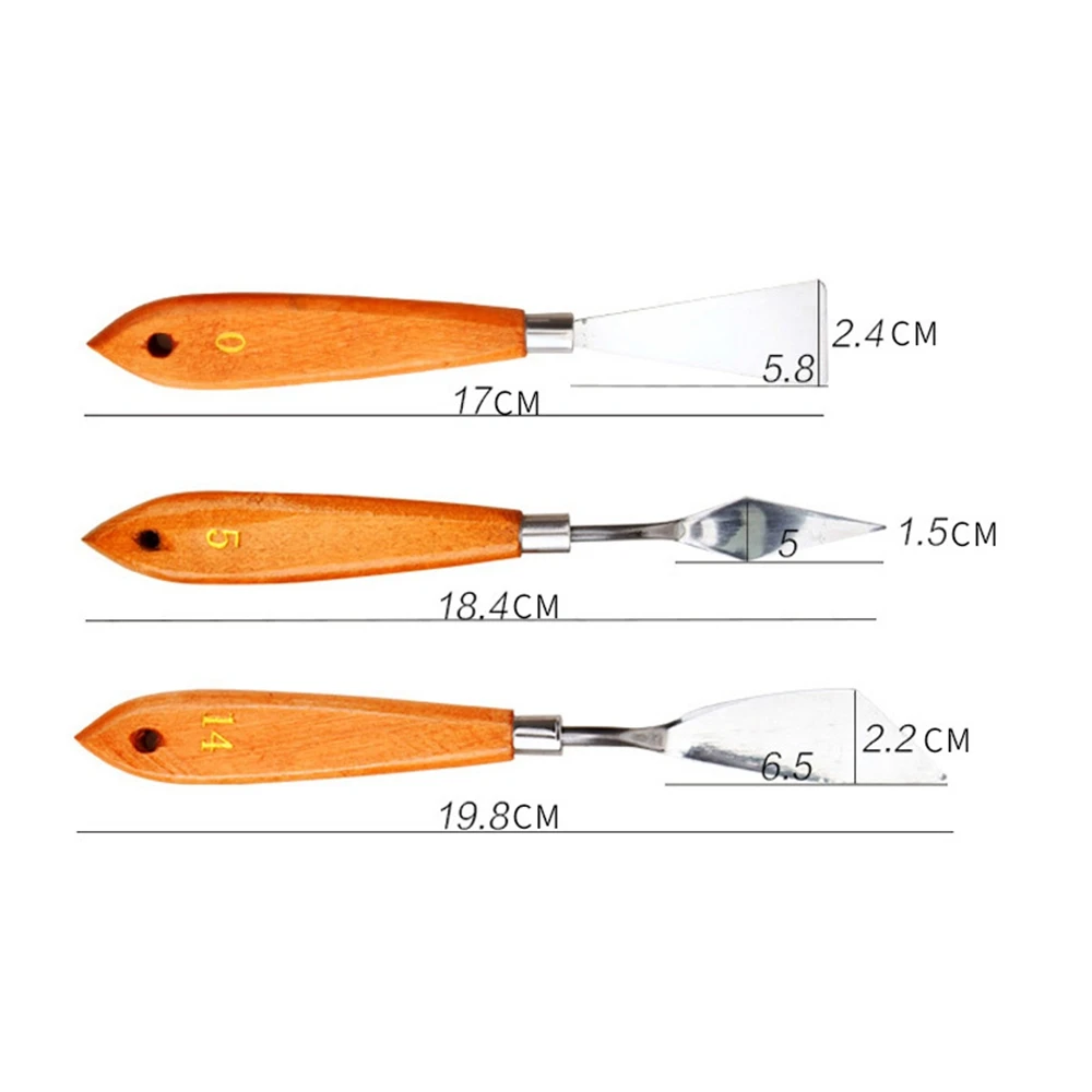 3Pcs/set Professional Palette Mix Oil Painting Stainless Steel Scraper Spatula Art Supplies for Artist Painting Tool Set
3Pcs/set Professional Palette Mix Oil Painting Stainless Steel Scraper Spatula Art Supplies for Artist Painting Tool Set