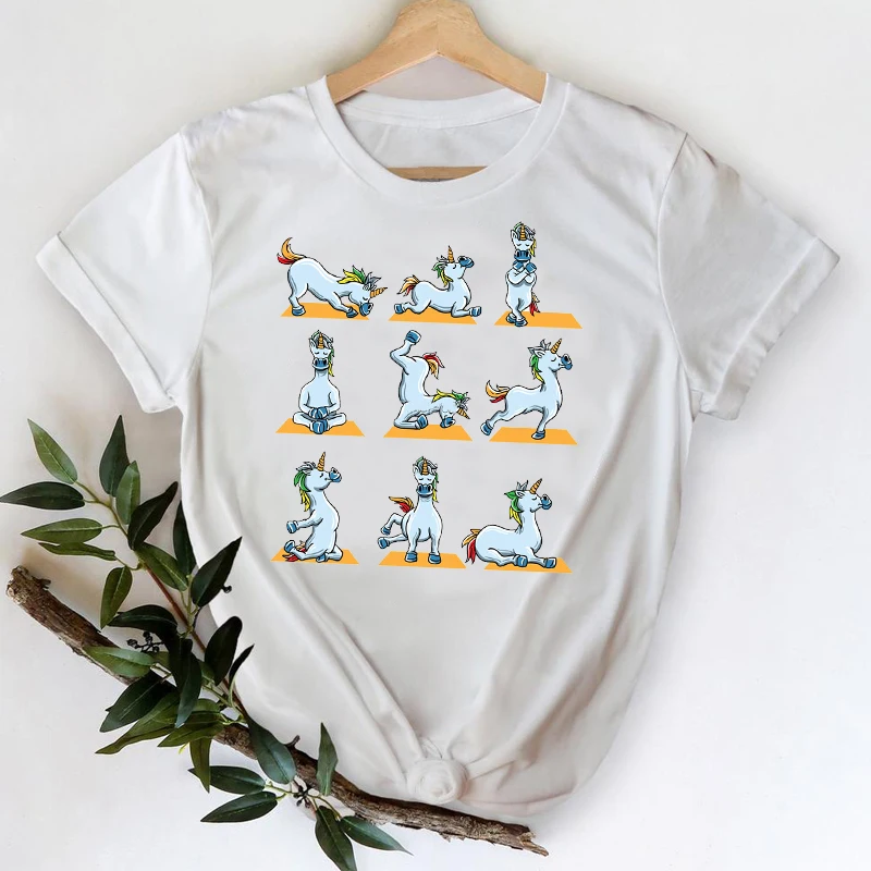 2021 aesthetic Unicorn Funny Cartoon Fashion Happy 90s Spring Summer Top Lady Print Graphic T-shirts Women Female Harajuku Tee
2021 aesthetic Unicorn Funny Cartoon Fashion Happy 90s Spring Summer Top Lady Print Graphic T-shirts Women Female Harajuku Tee