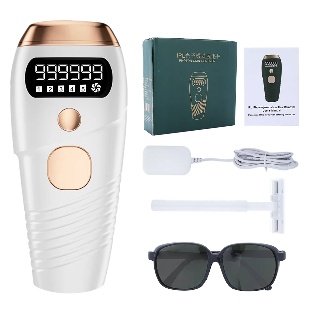 Laser Epilator Painless Hair Removal 999999 times 5 gears for women bikini body Profesional Permanent Hair Remover Device
Laser Epilator Painless Hair Removal 999999 times 5 gears for women bikini body Profesional Permanent Hair Remover Device