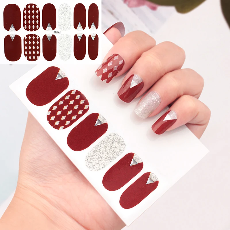 5Pcs Mixed French Nail Sticker Full Cover Wraps Decorations DIY Manicure Slider Vinyls s Decals Art
5Pcs Mixed French Nail Sticker Full Cover Wraps Decorations DIY Manicure Slider Vinyls s Decals Art