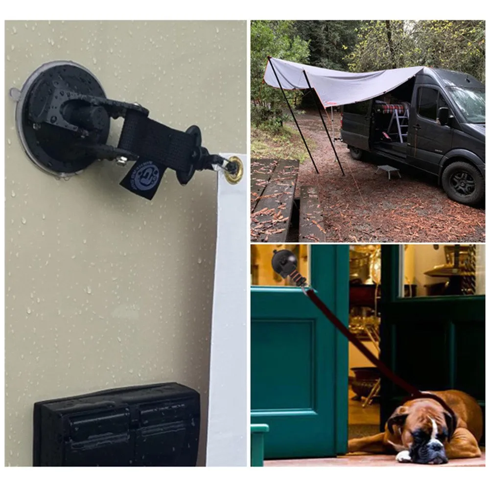 Suction Cup Hook Outdoor Camping Hiking Anchor Reusable Tie Down Home Securing Portable Carabiner Awning Tarpaulin Boat Fixed
Suction Cup Hook Outdoor Camping Hiking Anchor Reusable Tie Down Home Securing Portable Carabiner Awning Tarpaulin Boat Fixed