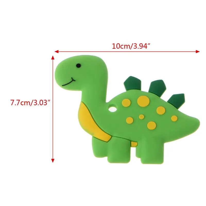 Dinosaur Baby Teethers Pendant Necklace Accessory BPA Free Silicone Chew Toys Shaped Food Grade Silicone 5 Colors
Dinosaur Baby Teethers Pendant Necklace Accessory BPA Free Silicone Chew Toys Shaped Food Grade Silicone 5 Colors
