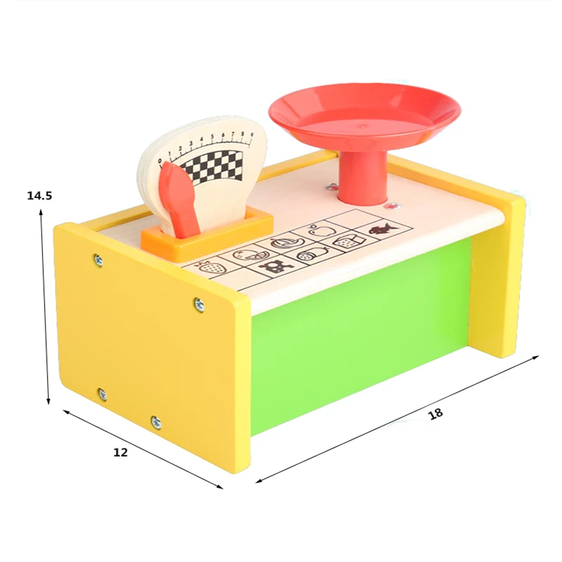 Children Wooden New Fun Simulation Play House Platform Scale Logical Thinking Early Education Puzzle 3-6 Years Old Weighing Gift
Children Wooden New Fun Simulation Play House Platform Scale Logical Thinking Early Education Puzzle 3-6 Years Old Weighing Gift