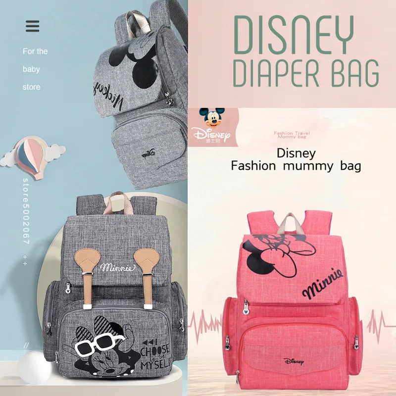 Disney Mummy Bag Mickey Mouse Diaper Bags Waterproof Large Capacity Usb Heating Thermal Insulation Mom Backpack
Disney Mummy Bag Mickey Mouse Diaper Bags Waterproof Large Capacity Usb Heating Thermal Insulation Mom Backpack