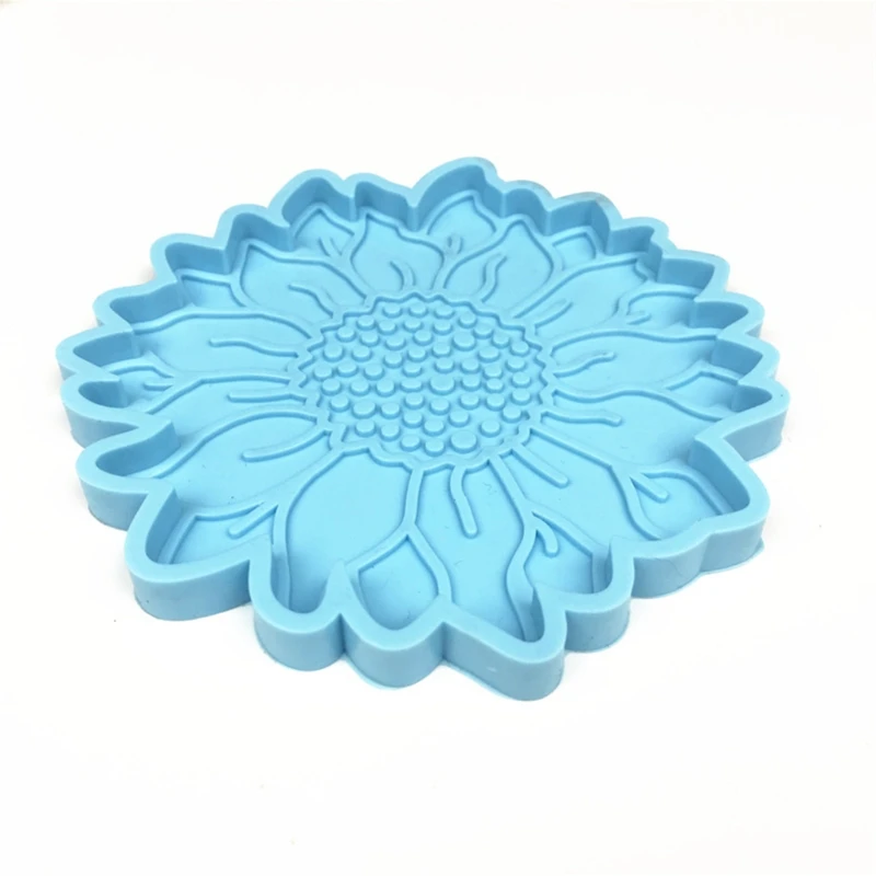 2021 New Handcraft Decoration Sunflower Coaster Epoxy Resin Mold Cup Mat Silicone Mould 2020 trend 
2021 New Handcraft Decoration Sunflower Coaster Epoxy Resin Mold Cup Mat Silicone Mould 2020 trend