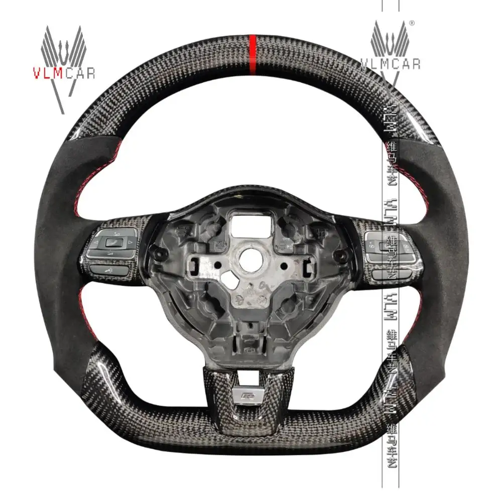 Автомобильный руль VLMCAR из углеродного волокна для VW Golf MK6 GTI R Volkswagen, автомобильные аксессуары, светодиодный дисплей с плоским дном
Автомобильный руль VLMCAR из углеродного волокна для VW Golf MK6 GTI R Volkswagen, автомобильные аксессуары, светодиодный дисплей с плоским дном