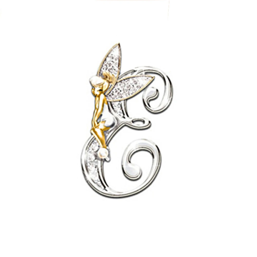 Luxury Elf Angel English Letter Brooch Pin Rhinestone Metal Glossy Women Lapel Collar Pin Scarf Clothes Decor
Luxury Elf Angel English Letter Brooch Pin Rhinestone Metal Glossy Women Lapel Collar Pin Scarf Clothes Decor