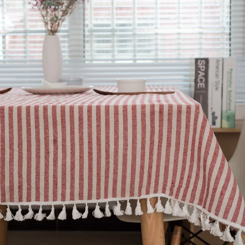 Nordic Style Tablecloth Square Textile Table Cover Plaid Striped Linen Kitchen Table Decor Christmas Wedding Home Decoration
Nordic Style Tablecloth Square Textile Table Cover Plaid Striped Linen Kitchen Table Decor Christmas Wedding Home Decoration