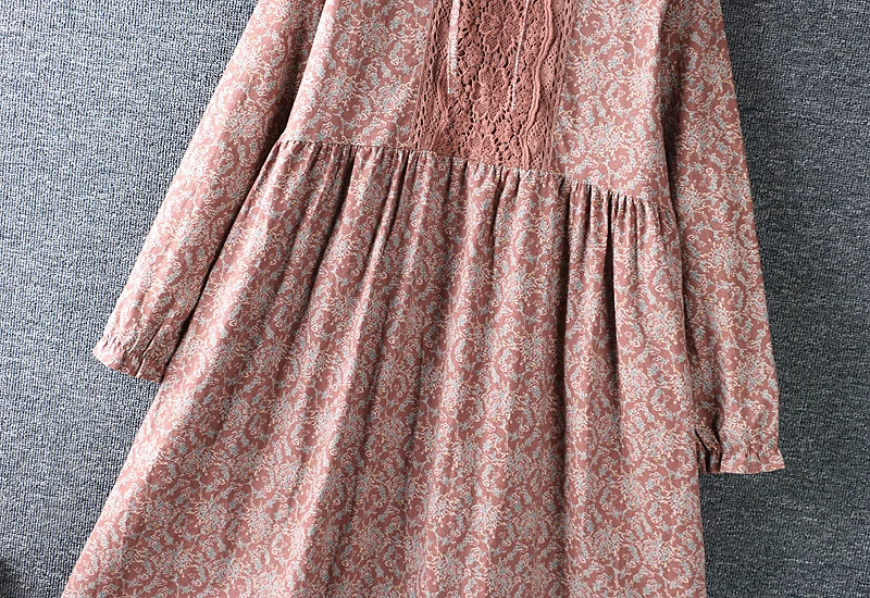 New Spring Women Dress Japan Style Literary Fresh Peter Pan Collar Lace Long Sleeve Floral Print Women Dress
New Spring Women Dress Japan Style Literary Fresh Peter Pan Collar Lace Long Sleeve Floral Print Women Dress