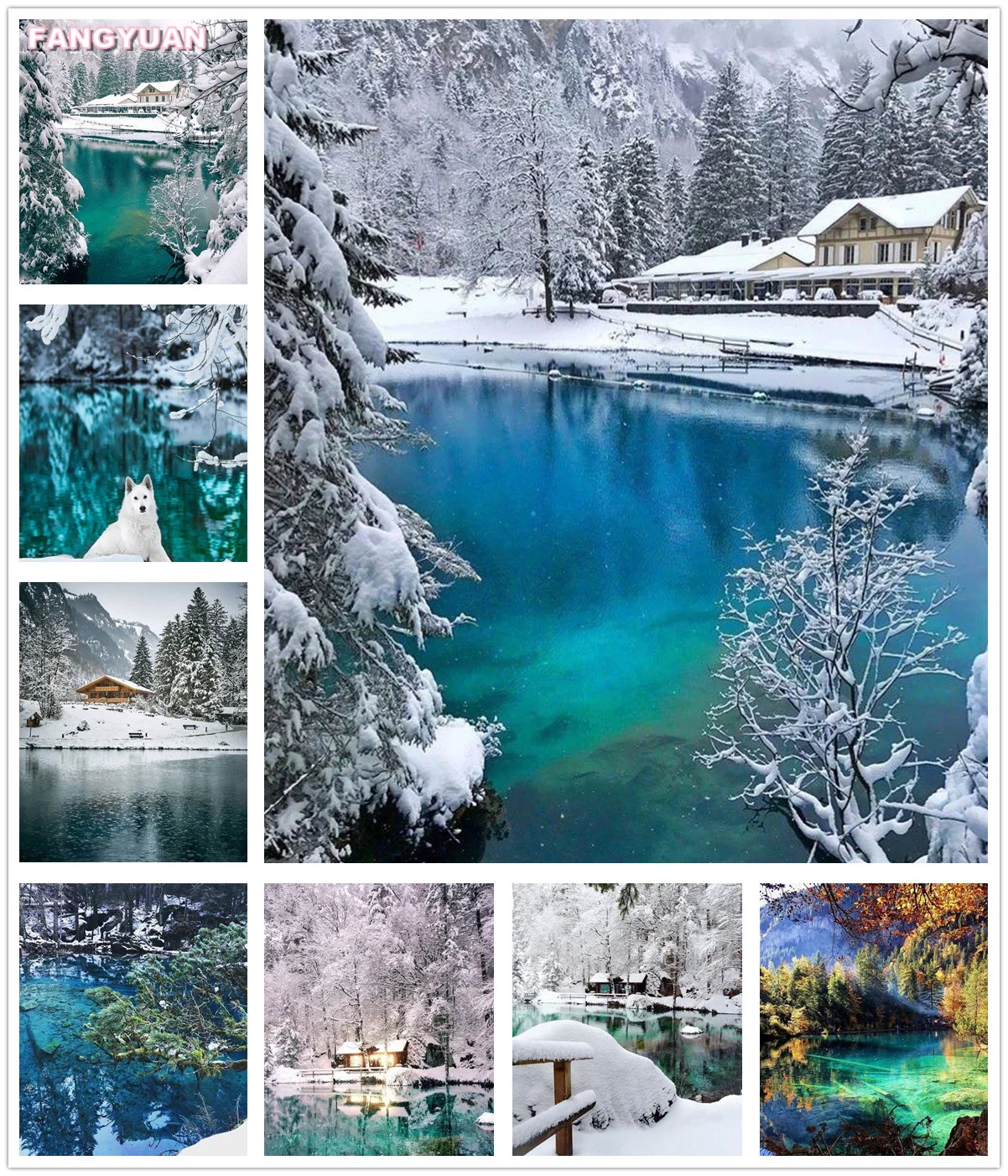 5D Diy Diamond Painting Landscape Rhinestone Art Diamond Embroidery Snow House Mosaic Cross Stitch Kits Picture Home Decor Gift
5D Diy Diamond Painting Landscape Rhinestone Art Diamond Embroidery Snow House Mosaic Cross Stitch Kits Picture Home Decor Gift