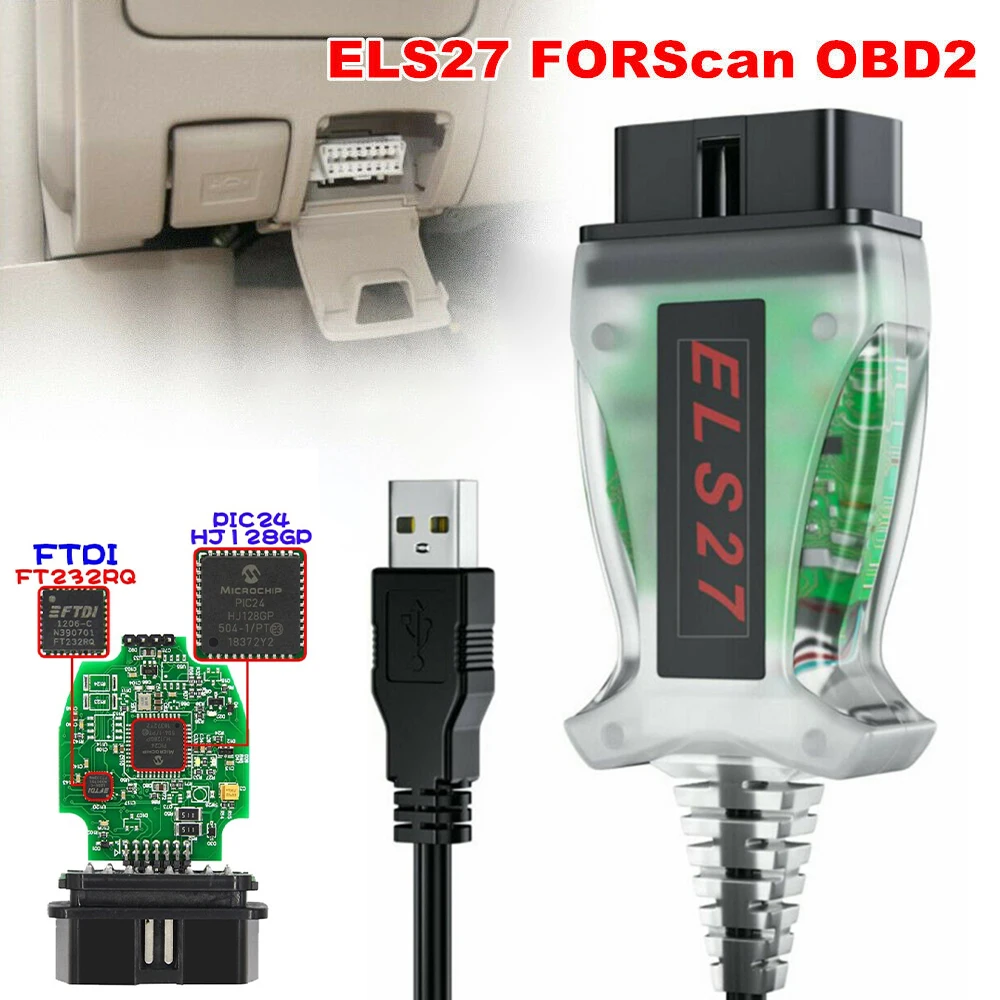 ELS27 FORScan V2.3.7 OBD2 Car Diagnostic Cable PIC24HJ128GP FTDI Mircochip Multi Language Scanner Code Reader For Mazda 3 CX5 6
ELS27 FORScan V2.3.7 OBD2 Car Diagnostic Cable PIC24HJ128GP FTDI Mircochip Multi Language Scanner Code Reader For Mazda 3 CX5 6