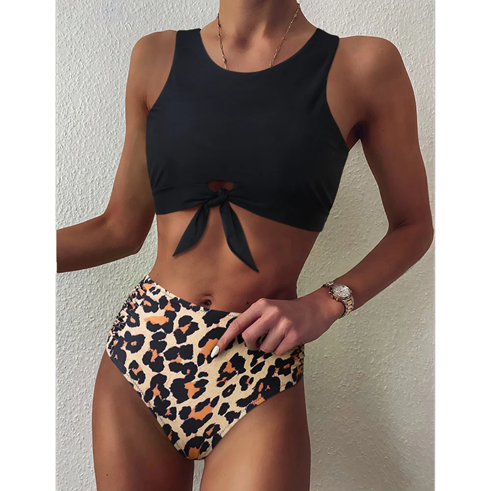 High Waist Bikini Leopard Swimsuit Women Bikini 2021 Floral Swimsuit Print High Neck Bikini Push Up Swimwear Snake Bathing Suit
High Waist Bikini Leopard Swimsuit Women Bikini 2021 Floral Swimsuit Print High Neck Bikini Push Up Swimwear Snake Bathing Suit
