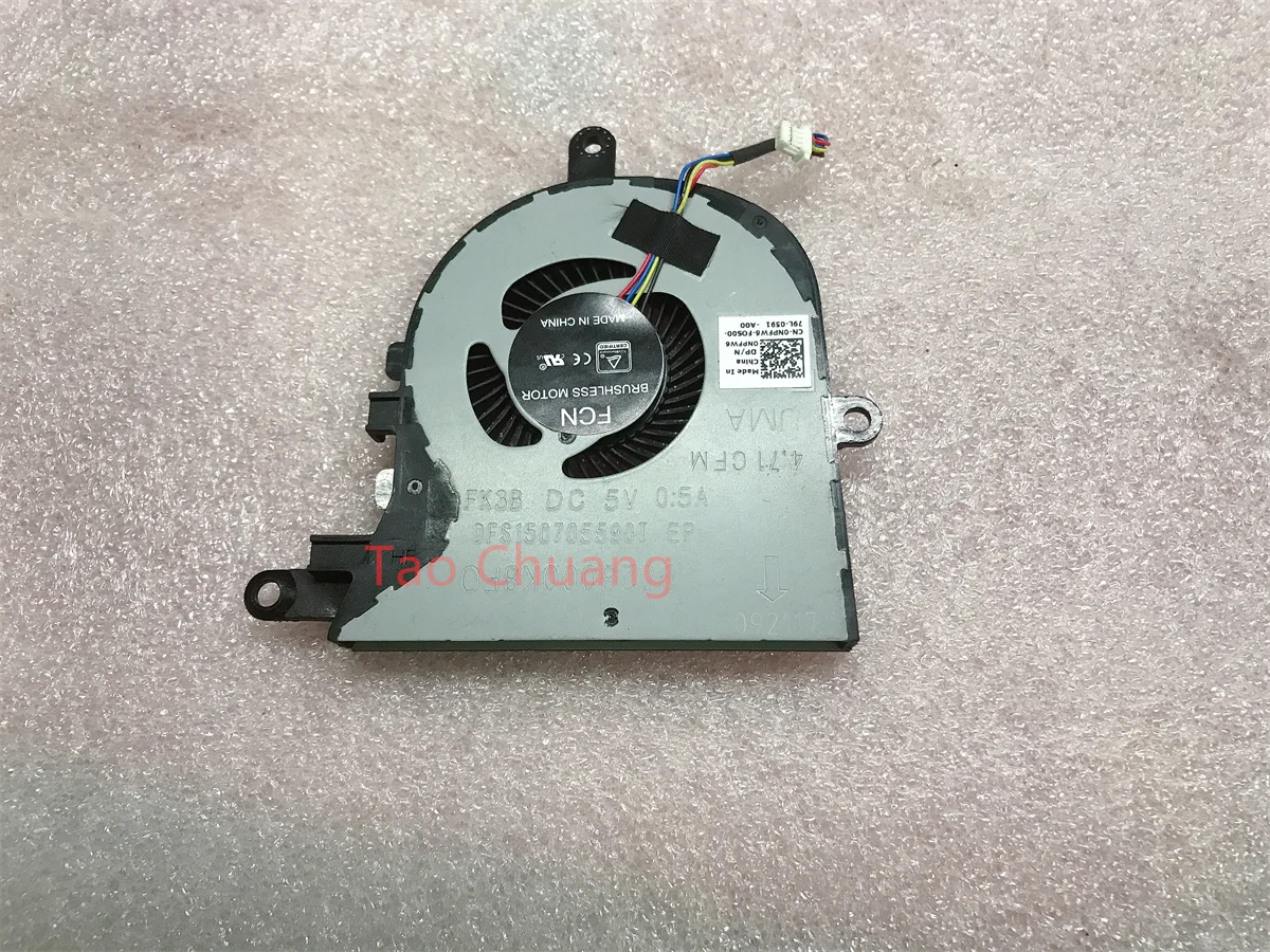 0NPFW6 FOR Dell Latitude 3590 L3590 E3590 inspiron 15 5570 5575 radiator fan NPFW6 
0NPFW6 FOR Dell Latitude 3590 L3590 E3590 inspiron 15 5570 5575 radiator fan NPFW6