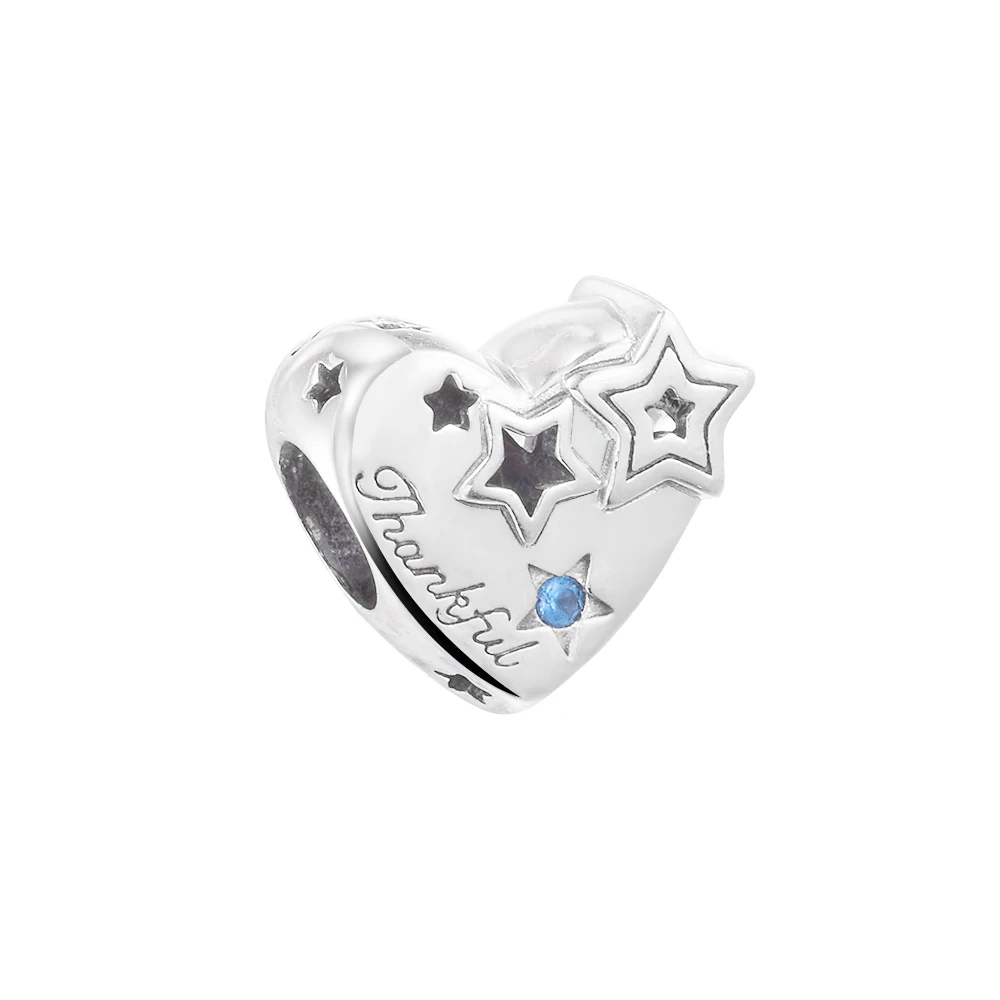 CKK Fit Europe Bracelets Thankful Heart & Stars Charms Sterling Silver 925 Original Beads for Jewelry Making DIY Women
CKK Fit Europe Bracelets Thankful Heart & Stars Charms Sterling Silver 925 Original Beads for Jewelry Making DIY Women