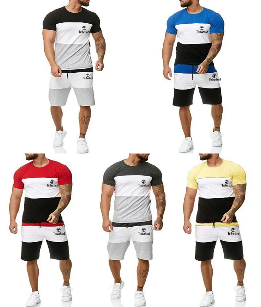 2021 Summer New Sportswear Men's T-shirt + Sports Shorts Set high quality tracksuit men T-shirt Sports Running Set
2021 Summer New Sportswear Men's T-shirt + Sports Shorts Set high quality tracksuit men T-shirt Sports Running Set