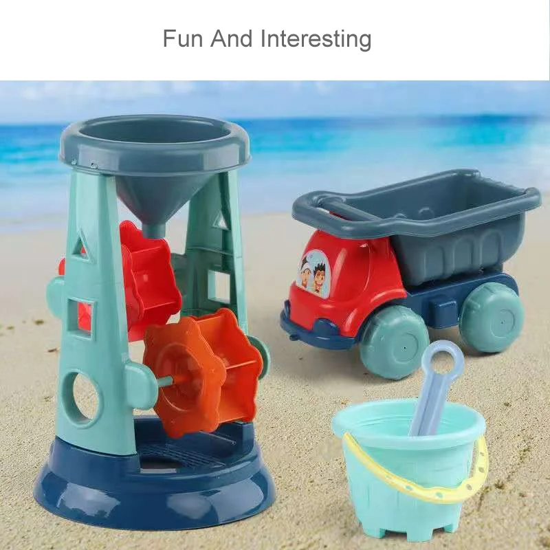 Beach Toys For Kids Play Water Toys Sand Box Set Kit Sand Table Sand Bucket Summer Toys for Beach Play Sand Water Game Play Cart
Beach Toys For Kids Play Water Toys Sand Box Set Kit Sand Table Sand Bucket Summer Toys for Beach Play Sand Water Game Play Cart