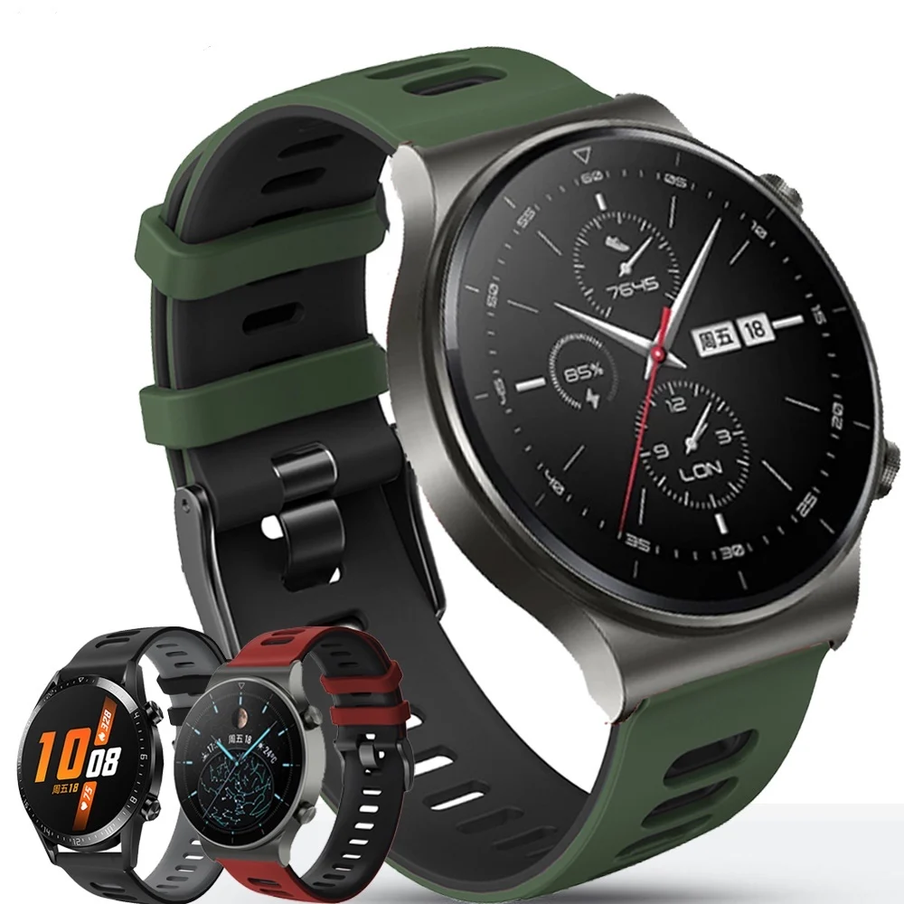 For HUAWEI GT 2 Pro 2E Strap 22mm Sport Silicone Watchband For Huawei Watch 3/3 Pro/Xiaomi Watch Color Replace Wrist Bracelet
For HUAWEI GT 2 Pro 2E Strap 22mm Sport Silicone Watchband For Huawei Watch 3/3 Pro/Xiaomi Watch Color Replace Wrist Bracelet