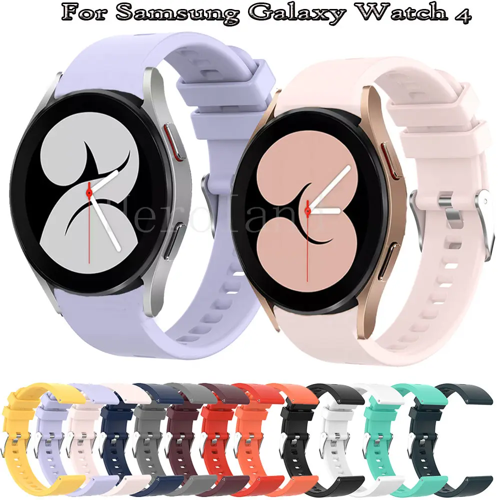 Silicone 20mm Watchstrap Band For Samsung Galaxy Watch 4 44MM 40MM 4 Classic 46MM 42MM Smart Wristband Bracelet Wriststrap belt
Silicone 20mm Watchstrap Band For Samsung Galaxy Watch 4 44MM 40MM 4 Classic 46MM 42MM Smart Wristband Bracelet Wriststrap belt