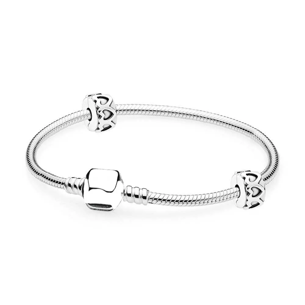 NEW Book Di 100% 925 Sterling Silver MOMENTS Bracelet Starter Set fit DIY Original charm Bracelets jewelry A set of prices 
NEW Book Di 100% 925 Sterling Silver MOMENTS Bracelet Starter Set fit DIY Original charm Bracelets jewelry A set of prices