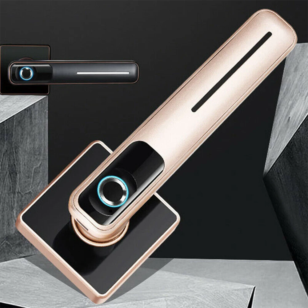 With Keys Door Security Stainless Steel Sensitive Office LED Indicator Durable Biometric Home Smart Electronic Fingerprint Lock
With Keys Door Security Stainless Steel Sensitive Office LED Indicator Durable Biometric Home Smart Electronic Fingerprint Lock