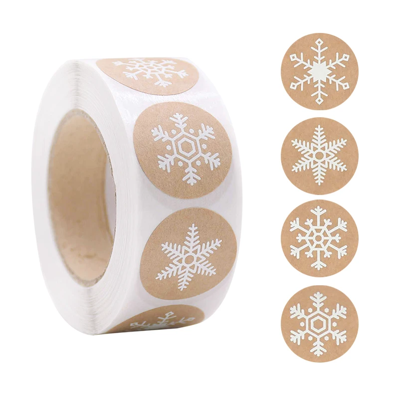 500pcs Merry Christmas Round Adhesive Label Stickers Snowflake Festival Decorative Tags Envelope Baking DIY Gift Sticker
500pcs Merry Christmas Round Adhesive Label Stickers Snowflake Festival Decorative Tags Envelope Baking DIY Gift Sticker