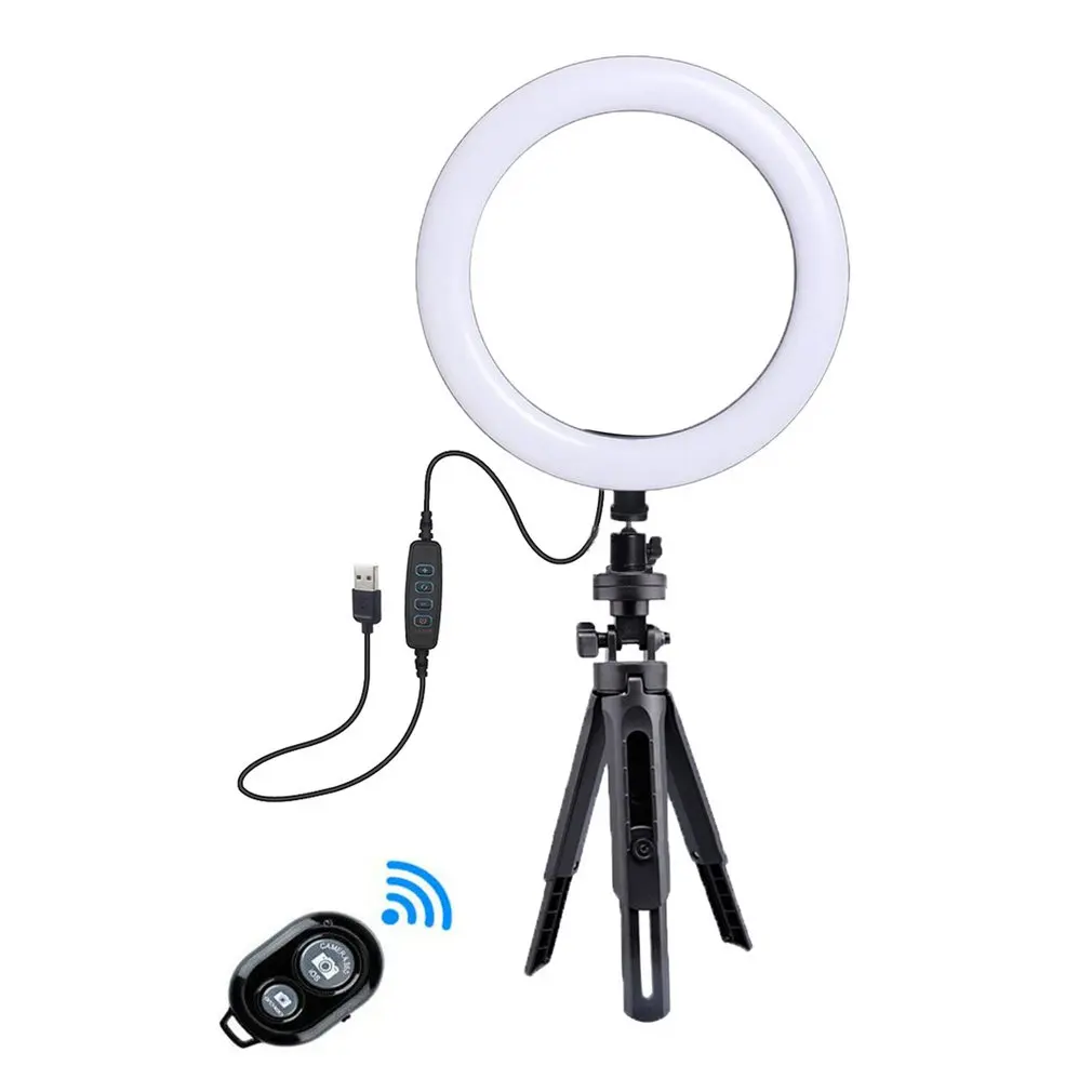 Universal 8 Inch Dimmable LED Ring Light With Tripod Convenient Live Fill Light Mobile Phone Bracket
Universal 8 Inch Dimmable LED Ring Light With Tripod Convenient Live Fill Light Mobile Phone Bracket