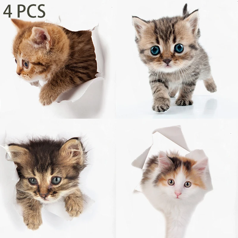 4 Pcs Vivid 3d Hole Cat Dog Animal Toilet Stickers Pvc Creativity Toilet Stickers Diy Bathroom Decals Room Decor
4 Pcs Vivid 3d Hole Cat Dog Animal Toilet Stickers Pvc Creativity Toilet Stickers Diy Bathroom Decals Room Decor