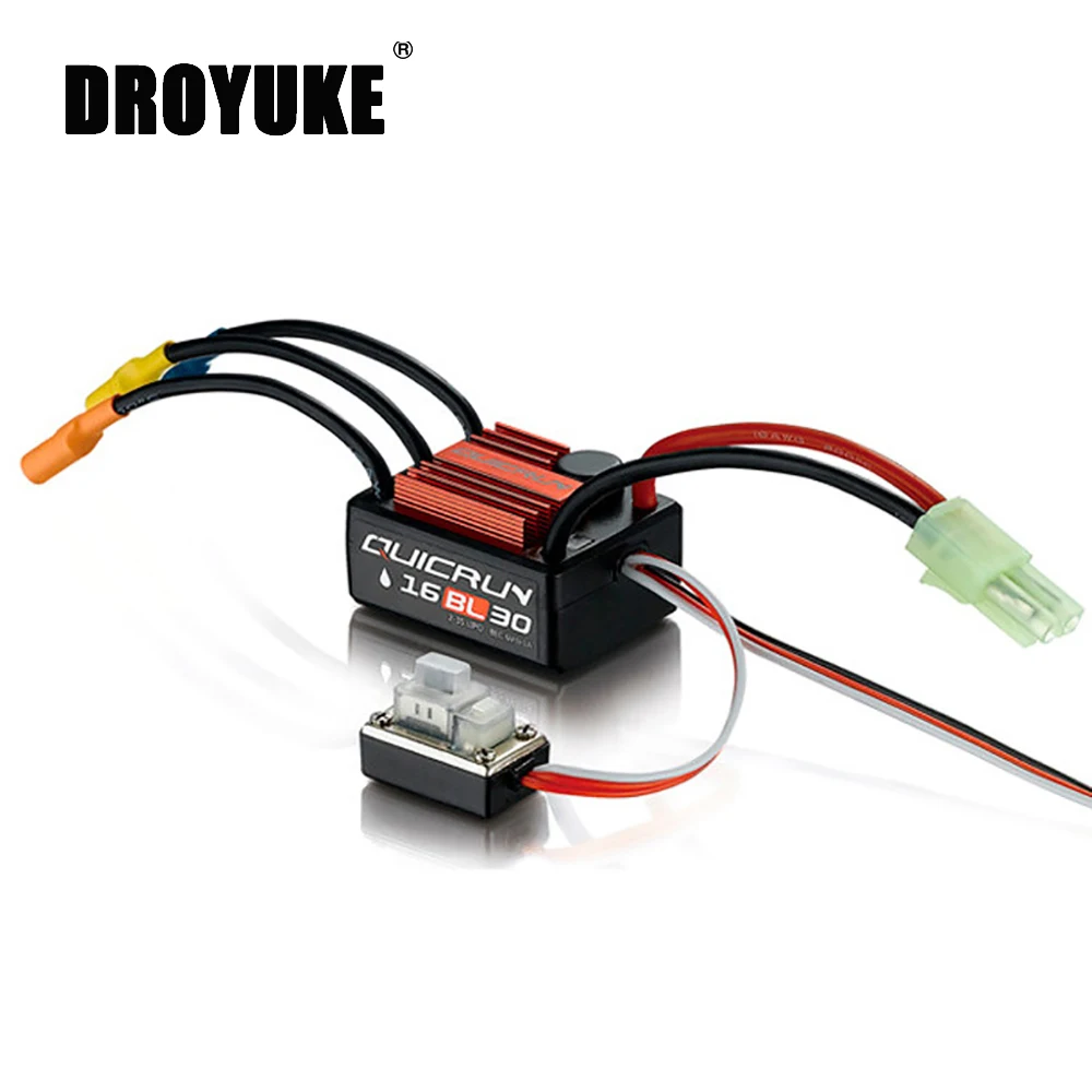 

1pcs Original Hobbywing QuicRun WP-16BL30 30A Brushless ESC For 1/16 On-road / Off-road / Buggy /Monster RC Car