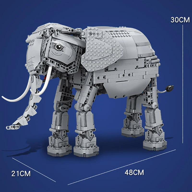 New DIY RC Elephant And Dinosaur With Lights Soun Building Blocks Bricks Creative Early Education Puzzle Toys for Kids Gifts
New DIY RC Elephant And Dinosaur With Lights Soun Building Blocks Bricks Creative Early Education Puzzle Toys for Kids Gifts