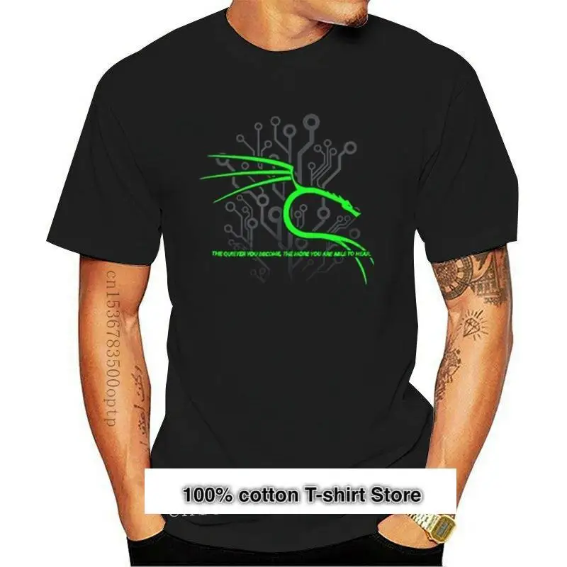 Camiseta de манга corta para hombre, prenda de vestir, с принтом и Tagline, Kali Linux, color verde
Camiseta de манга corta para hombre, prenda de vestir, с принтом и Tagline, Kali Linux, color verde