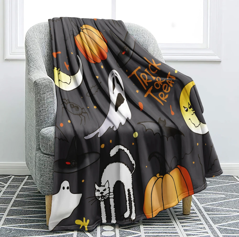 Halloween Blanket Pumpki Hat Throw Blanket Skull Cartoon Sherpa Flannel Blanket Purple Blue Halloween Soft Cozy Plush Blanket
Halloween Blanket Pumpki Hat Throw Blanket Skull Cartoon Sherpa Flannel Blanket Purple Blue Halloween Soft Cozy Plush Blanket