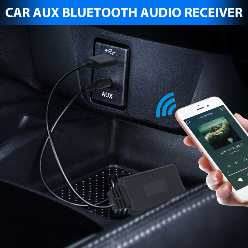 Bluetooth-compatible Receiver 5.0 USB Adapter Hands-Free Car Kits AUX Audio 3.5mm Jack Wireless Receiver For Car BT Transmitter
Bluetooth-compatible Receiver 5.0 USB Adapter Hands-Free Car Kits AUX Audio 3.5mm Jack Wireless Receiver For Car BT Transmitter