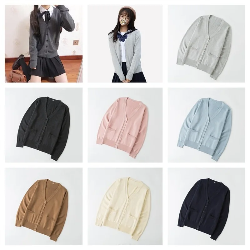 2021 летние Новый Стиль Женская одежда японский JK в студенческом стиле базовый свитер вязаный свитер кардиган с длинными рукавами, с карманом...
2021 летние Новый Стиль Женская одежда японский JK в студенческом стиле базовый свитер вязаный свитер кардиган с длинными рукавами, с карманом...
