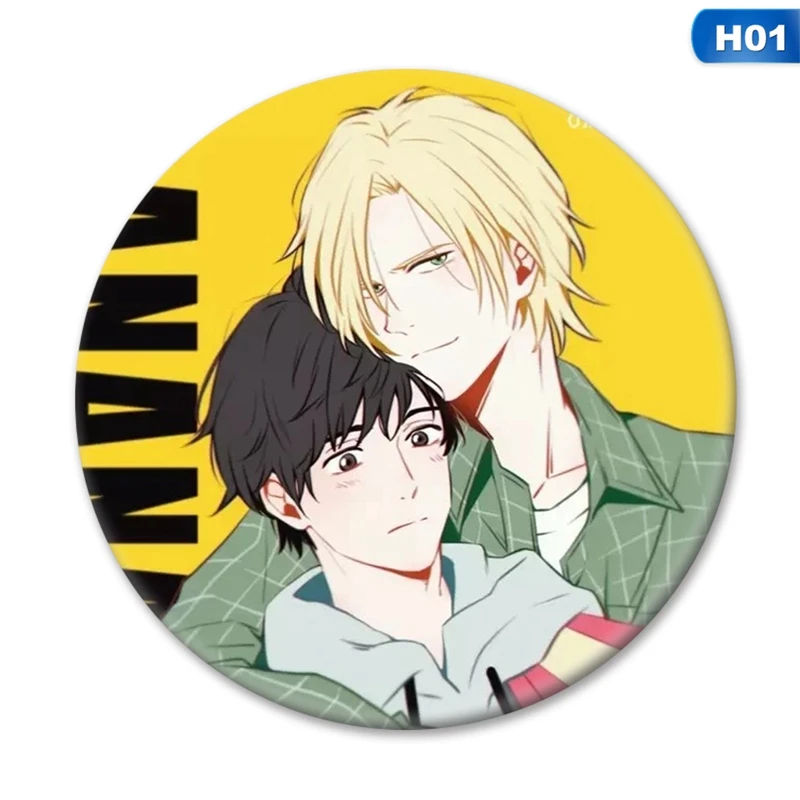 Japanese Anime BANANA FISH Cosplay Badge Okumura Eiji Brooch Pins Ash Lynx Collection Badges Brooch for Backpacks Clothes Decor
Japanese Anime BANANA FISH Cosplay Badge Okumura Eiji Brooch Pins Ash Lynx Collection Badges Brooch for Backpacks Clothes Decor