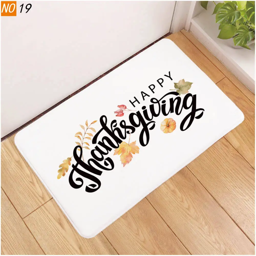 Thanksgiving Entrance Doormat Home Decoration Flannel Kitchen Carpet Mats Carpets for Living Room Bedroom Soft Bath Floor Mat
Thanksgiving Entrance Doormat Home Decoration Flannel Kitchen Carpet Mats Carpets for Living Room Bedroom Soft Bath Floor Mat