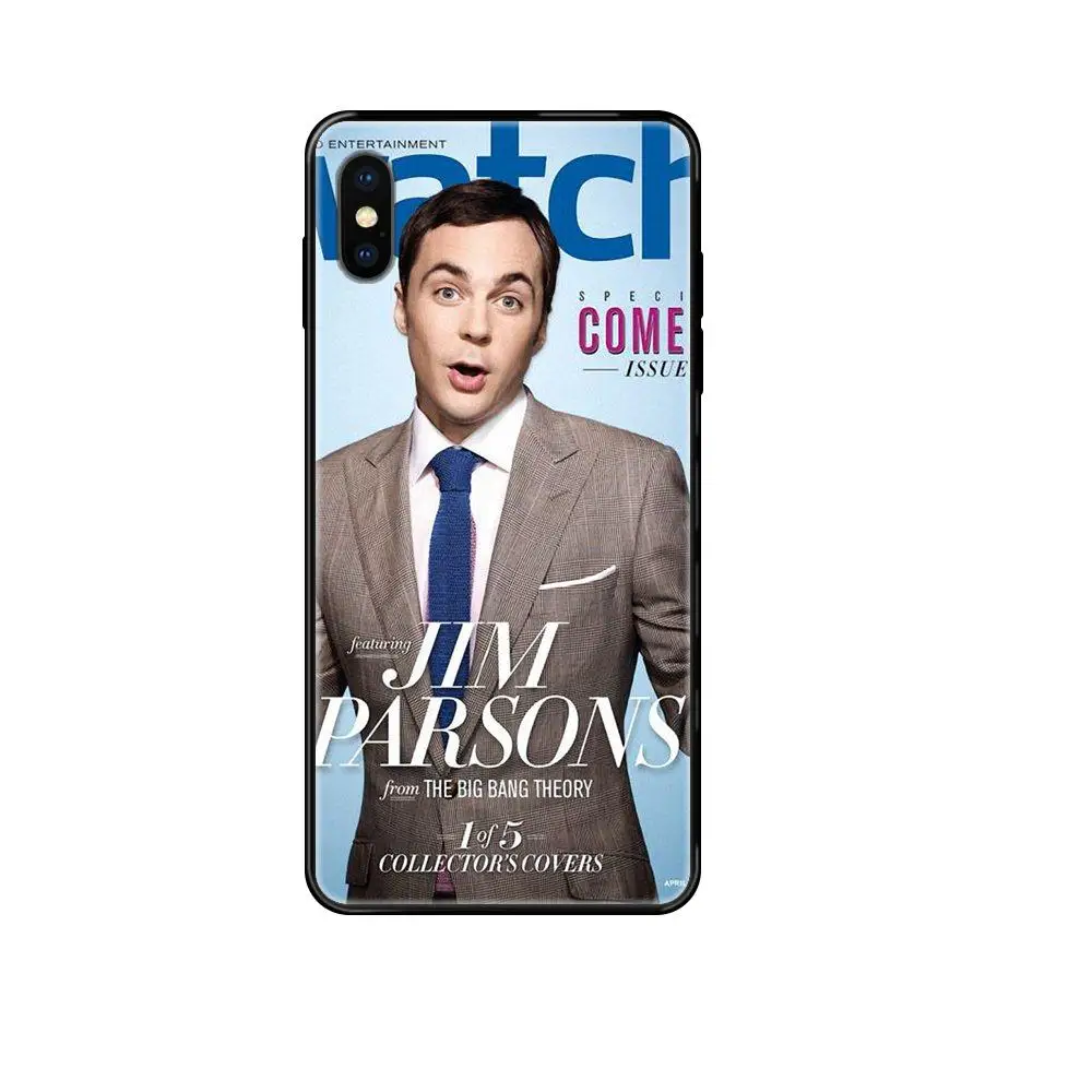 Soft TPU Black Case Mobile For Xiaomi Mi Note A1 A2 A3 5 5s 6 8 9 10 SE Lite Pro Ultra Sheldon Lee Cooper Bazinga Jim Parsons | Мобильные