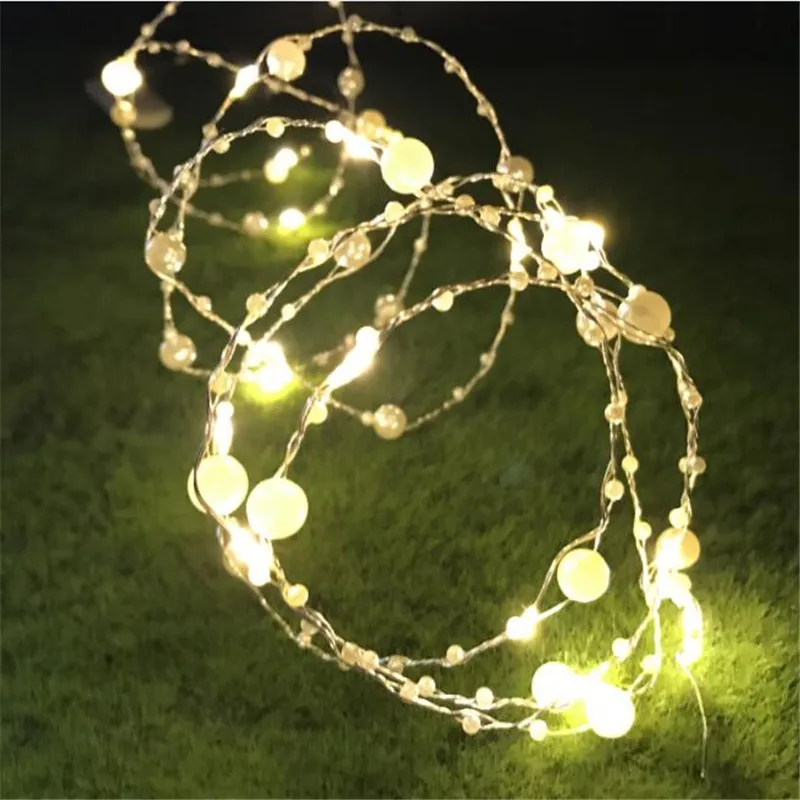 20pcs Handmade LED copper wire pearl Fairy Garland Light String guesthouse wedding party festival Christmas bedroom Table decor
20pcs Handmade LED copper wire pearl Fairy Garland Light String guesthouse wedding party festival Christmas bedroom Table decor