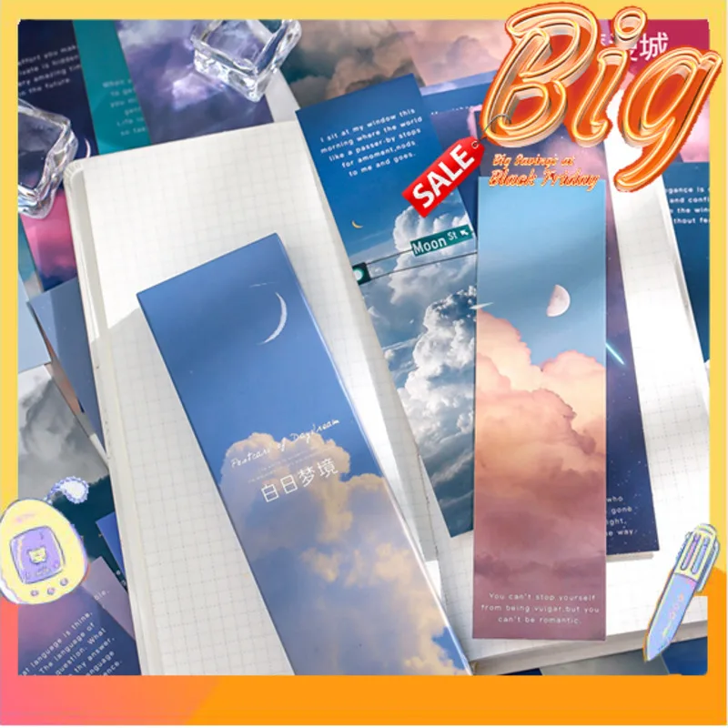 30pcs Bookmark Decoration Material Greeting Card Stationery Gift For Someone Who Likes To Read School Supplies
30pcs Bookmark Decoration Material Greeting Card Stationery Gift For Someone Who Likes To Read School Supplies